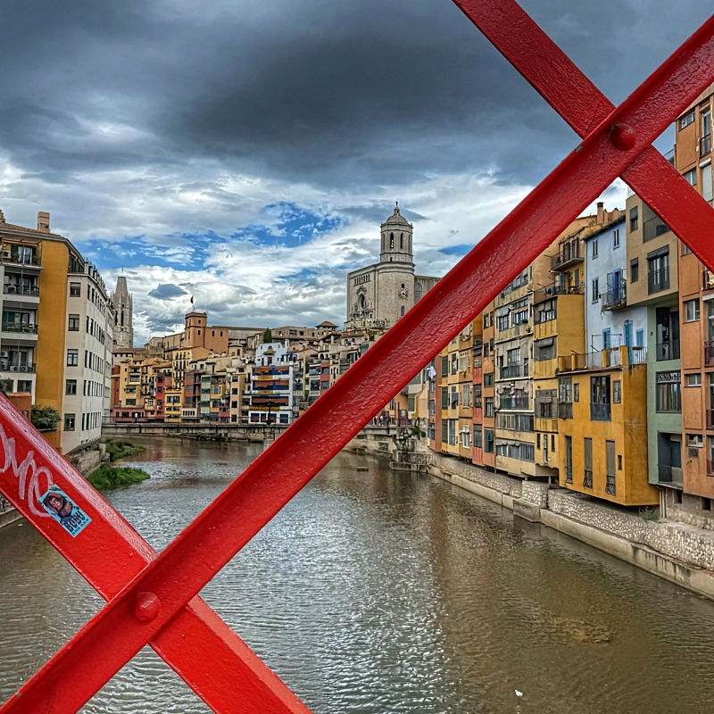 Girona Blick auf den Fluss